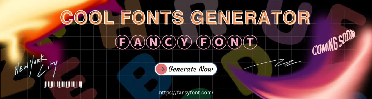 Cool Fonts Generator