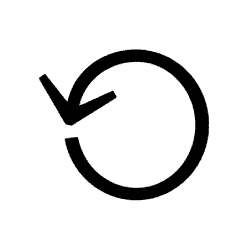 Anticlockwise Gapped Circle Arrow PNG Image