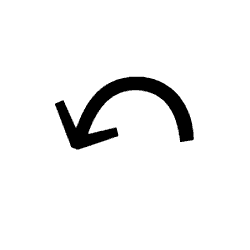 Anticlockwise Top Semicircle Arrow PNG Image