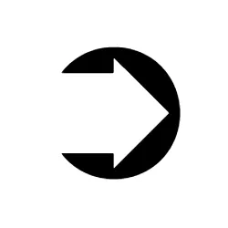 Circled Heavy White Right Arrow Webp Image