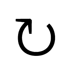 Clockwise Open Circle Arrow PNG Image