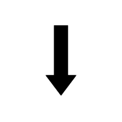 Down Black Arrow Webp Image