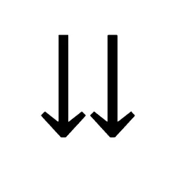 Down Paired Arrows Webp Image