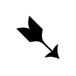 Heavy Black-Feathered South East Arrow Webp Image