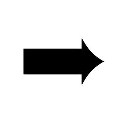 Heavy Concave-Pointed Black Right Arrow Webp Image