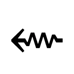 Left Squiggle Arrow Webp Image