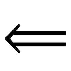 Long Left Double Arrow Webp Image