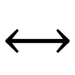 Long Left Right Arrow PNG Image