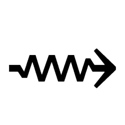 Long Right Squiggle Arrow Webp Image