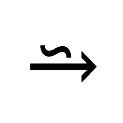 Reverse Tilde Operator Above Right Arrow PNG Image