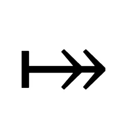 Right Two-Headed Arrow from Bar Webp Image