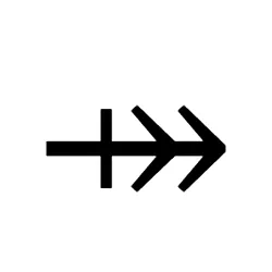 Right Two-Headed Arrow with Vertical Stroke Webp Image