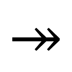 Right Two Headed Arrow PNG Image