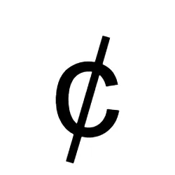 Cent Symbol Webp Image