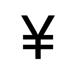 Fullwidth Yen Sign PNG Image