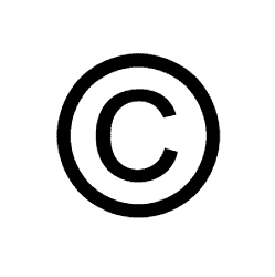 Copyright Symbols copy paste PNG Image