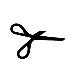 Lower Blade Scissors Symbols copy paste Webp Image