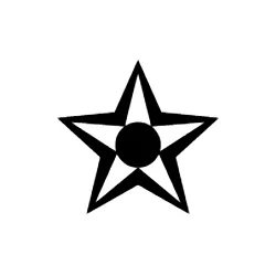 Black Centre White Star Webp Image