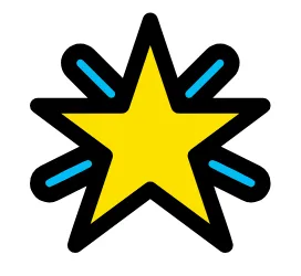 Glowing Star Emoji Webp Image