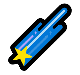 Shooting Star Emoji PNG Image