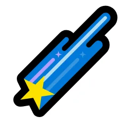 Shooting Star Emoji Webp Image