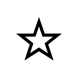 White Star PNG Image