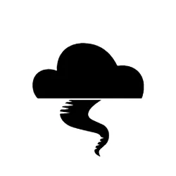 Cloud With Tornado Twister Webp Image